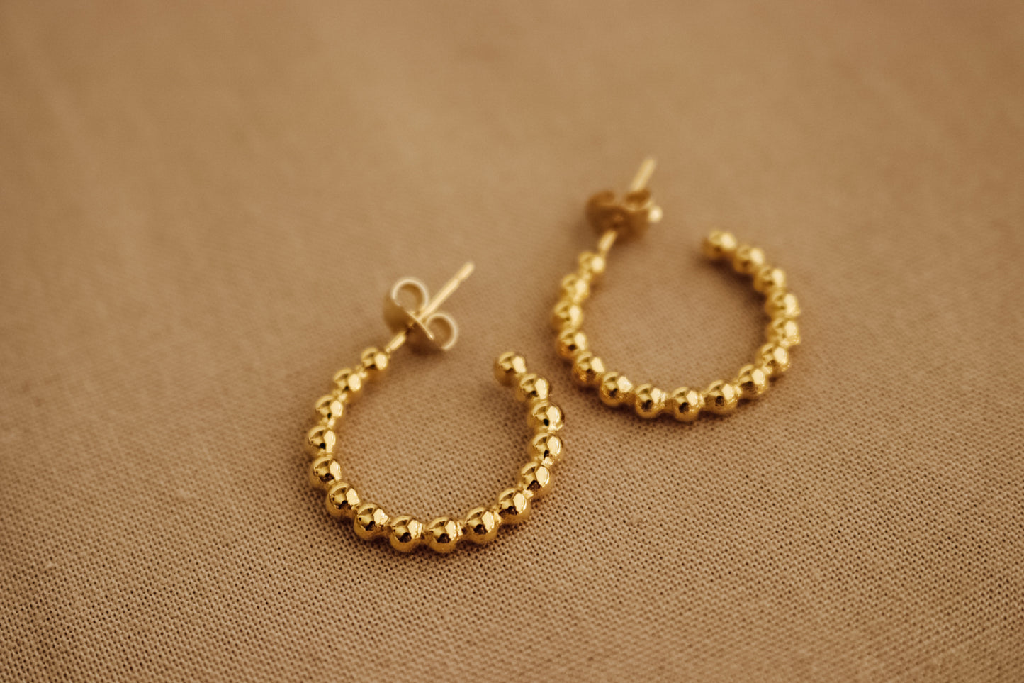 Ball Hoops Earrings