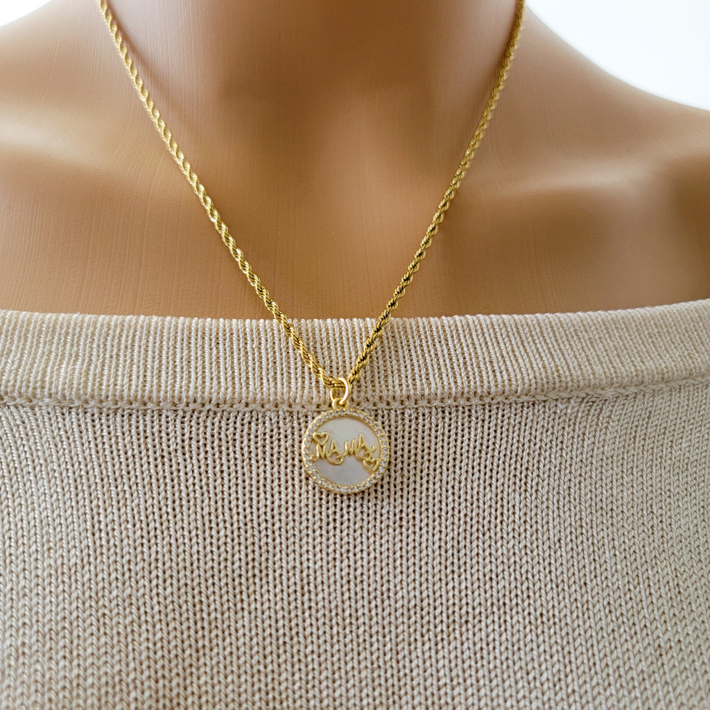 Mama Necklace - Gold Filled Pendant | Mother's Day Necklace Pendant