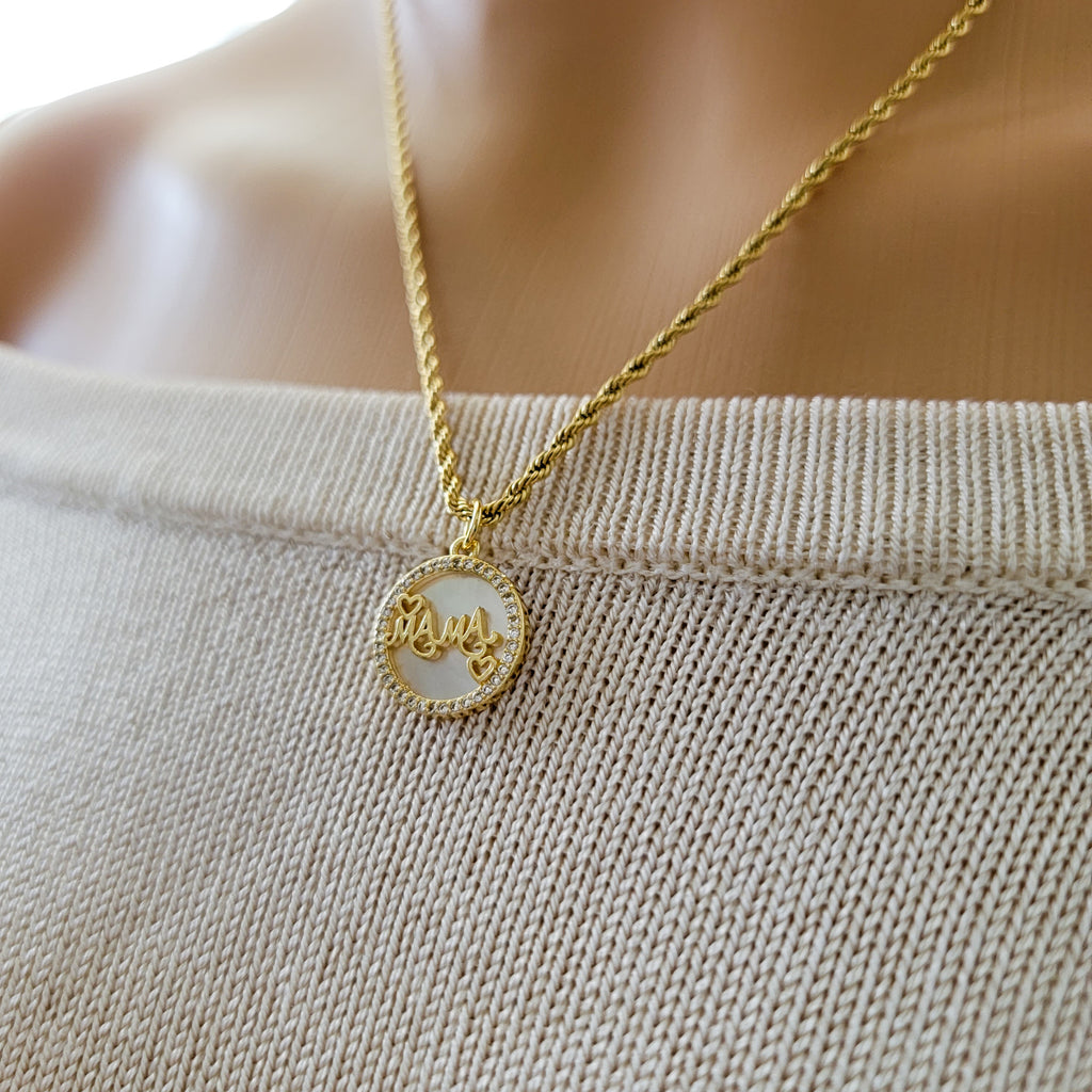 Mama Necklace - Gold Filled Pendant | Mother's Day Necklace Pendant