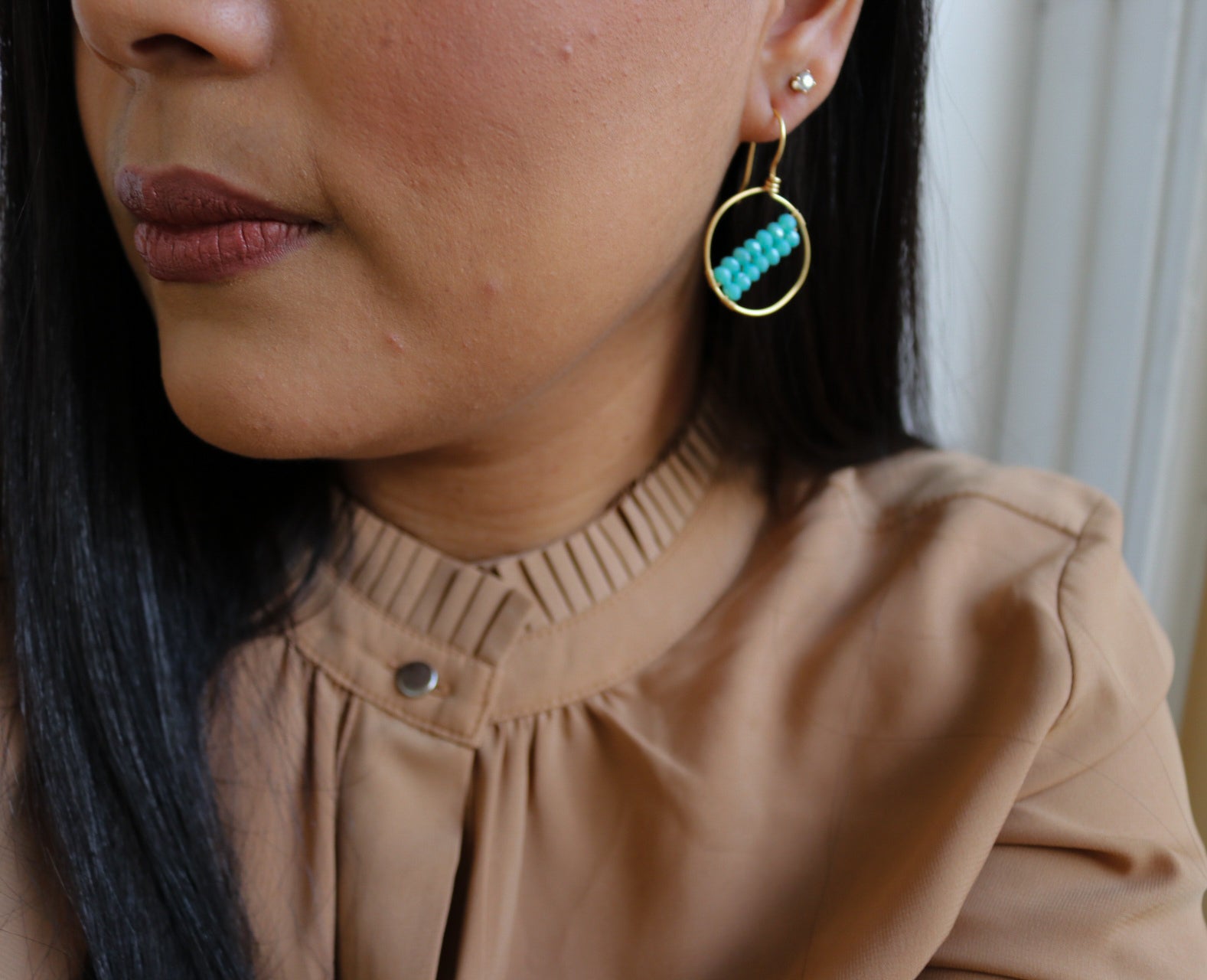 Hoop earrings - Gold Small Hoop Earrings, Minimalist Style