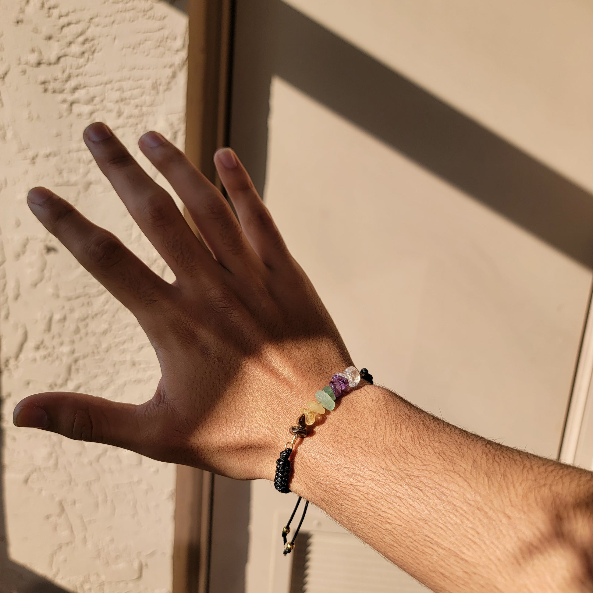 Money stone Bracelet - Gemstone Beaded Bracelet for Good Luck and Wealth