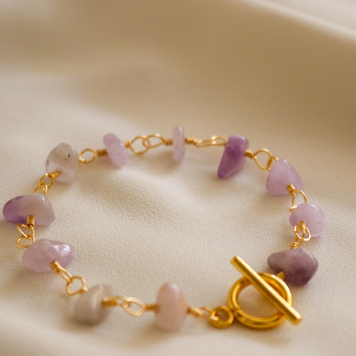 Aventurine Bracelet Minimalist - Gemstone Crystal Bracelet