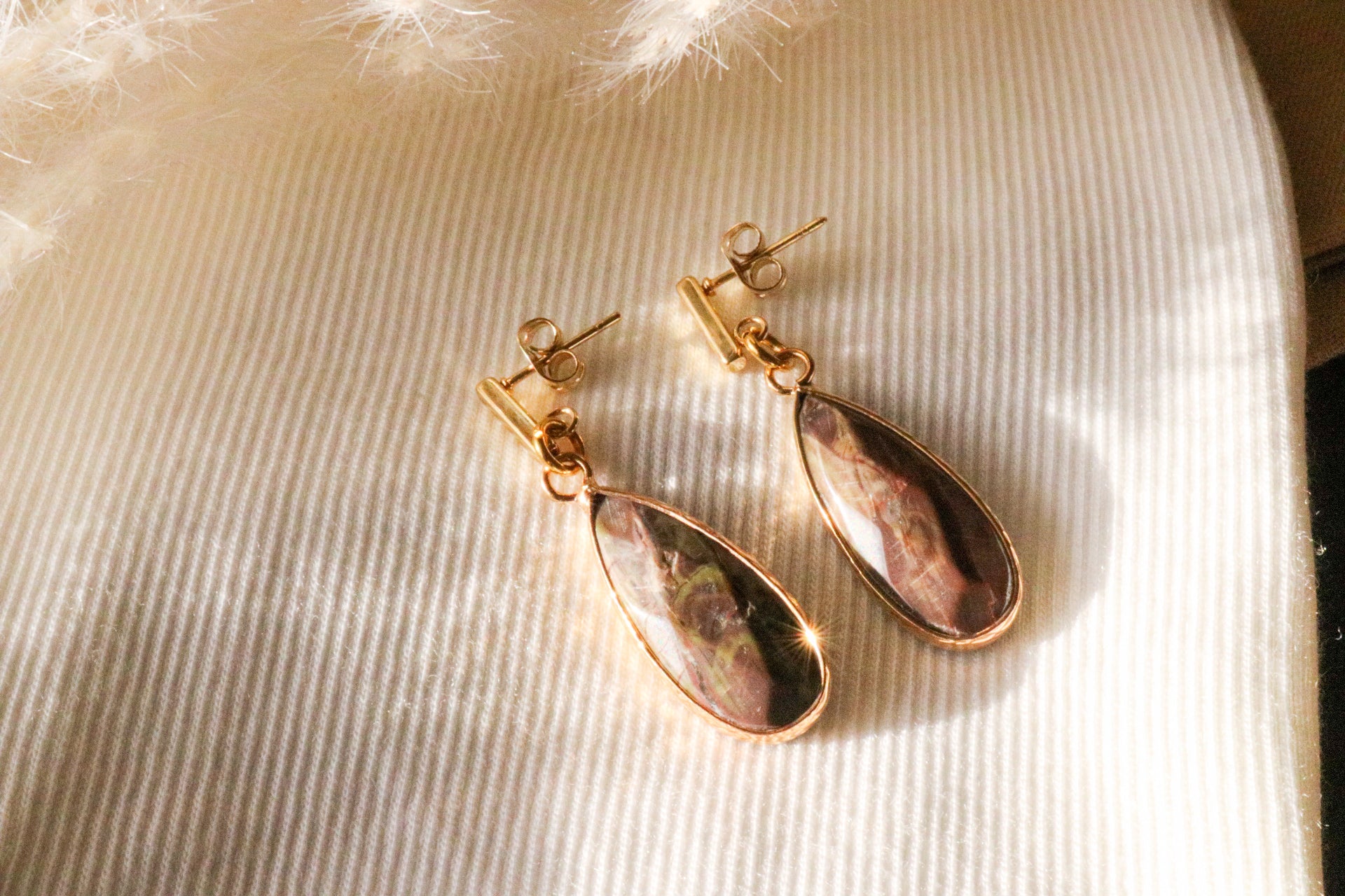 Drop Clear Quartz Earrings - Gemstone Drop Earrings | Elegant Jewelry