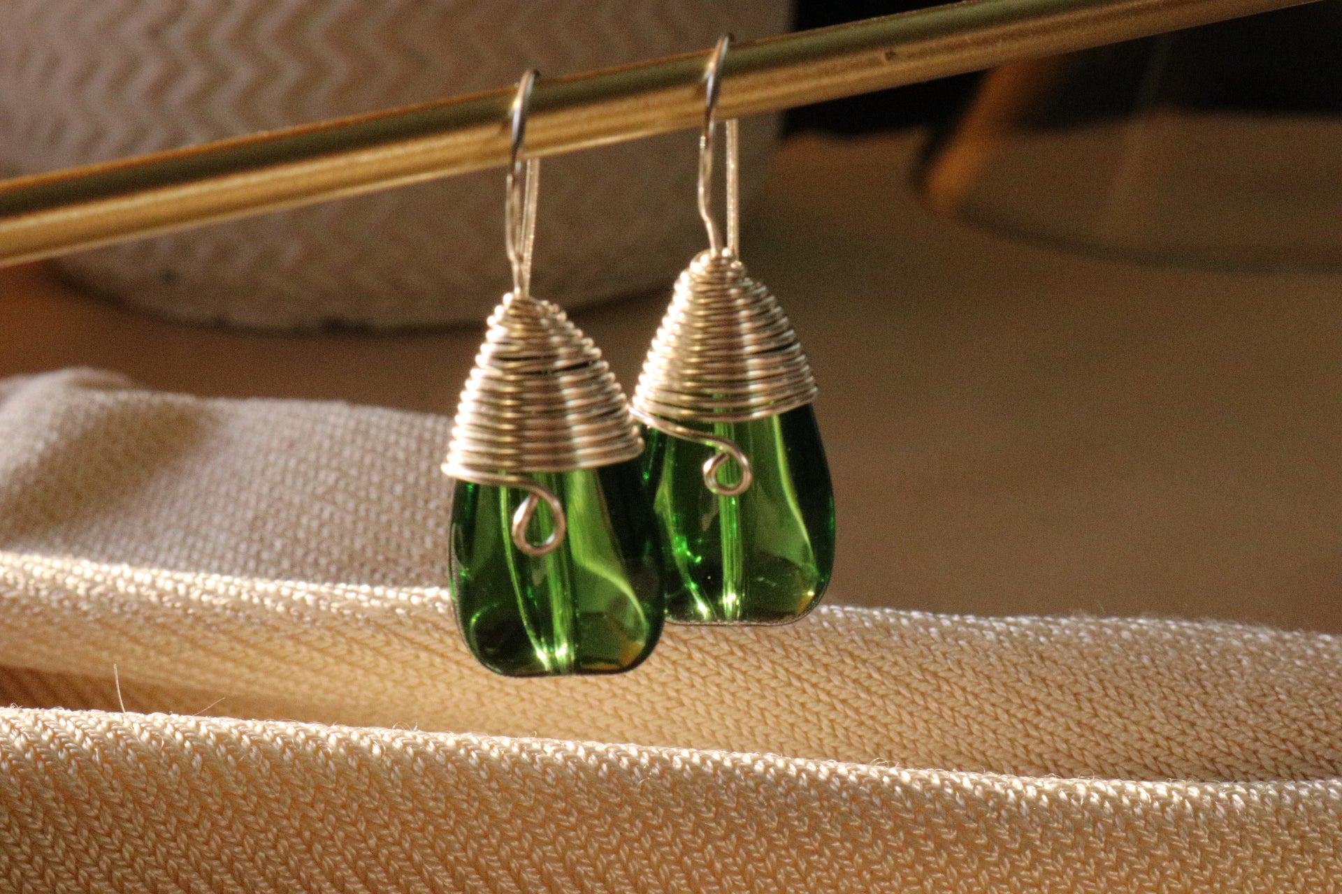 Elegant Teardrop Drop Earrings - Gold or Silver Dangle Earrings