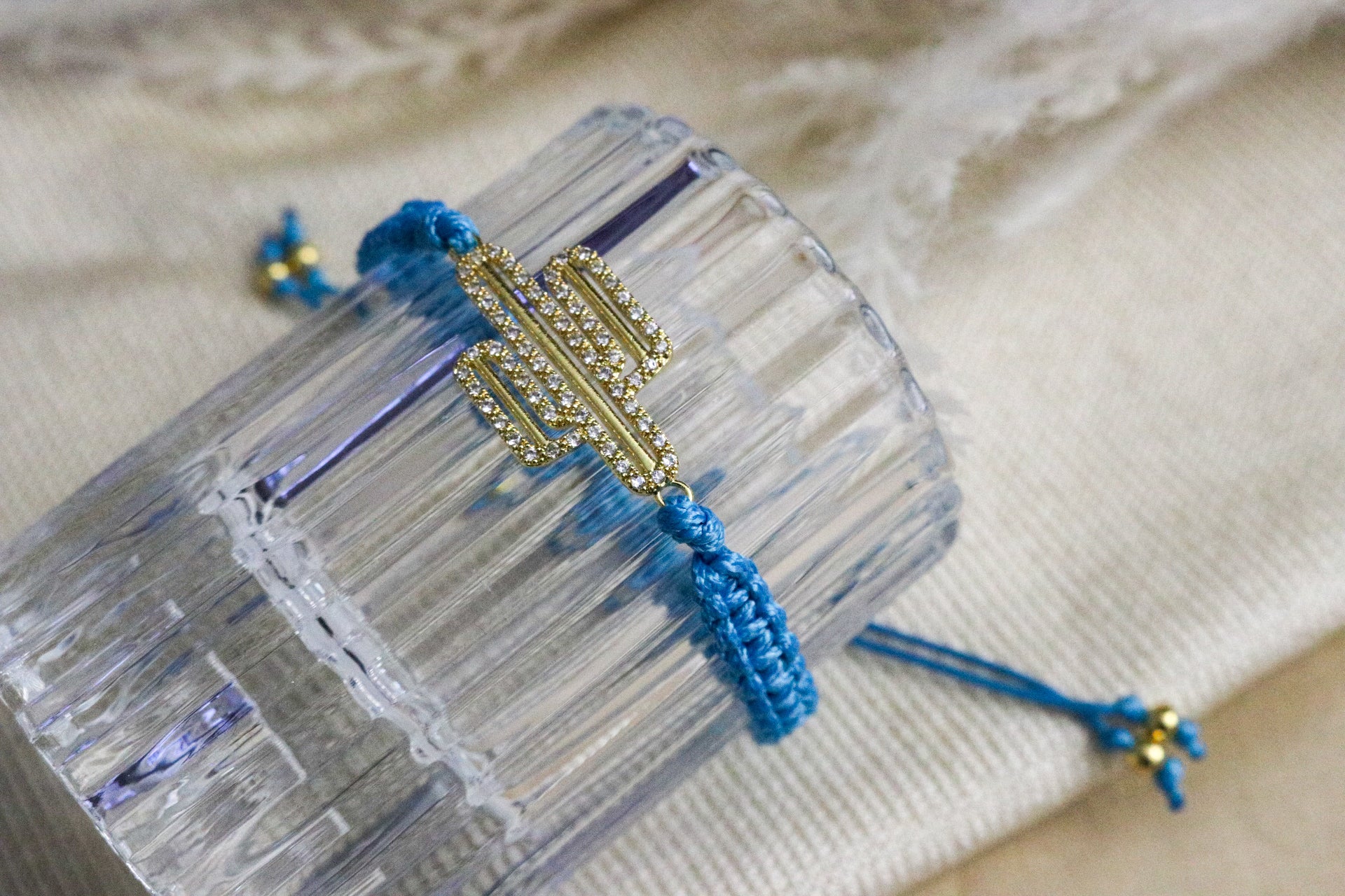 Cactus Bracelet - Macrame Friendship Bracelet, Women's Bracelet