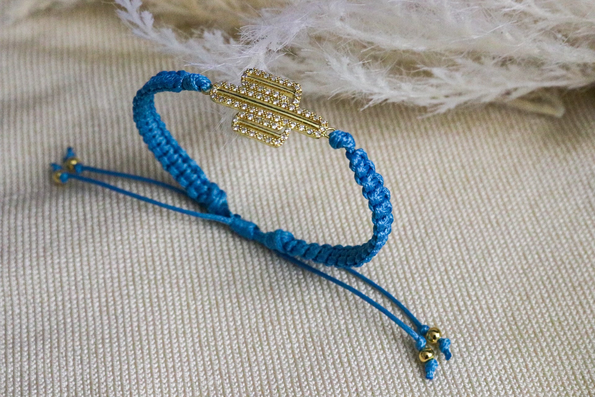 Cactus Bracelet - Macrame Friendship Bracelet, Women's Bracelet