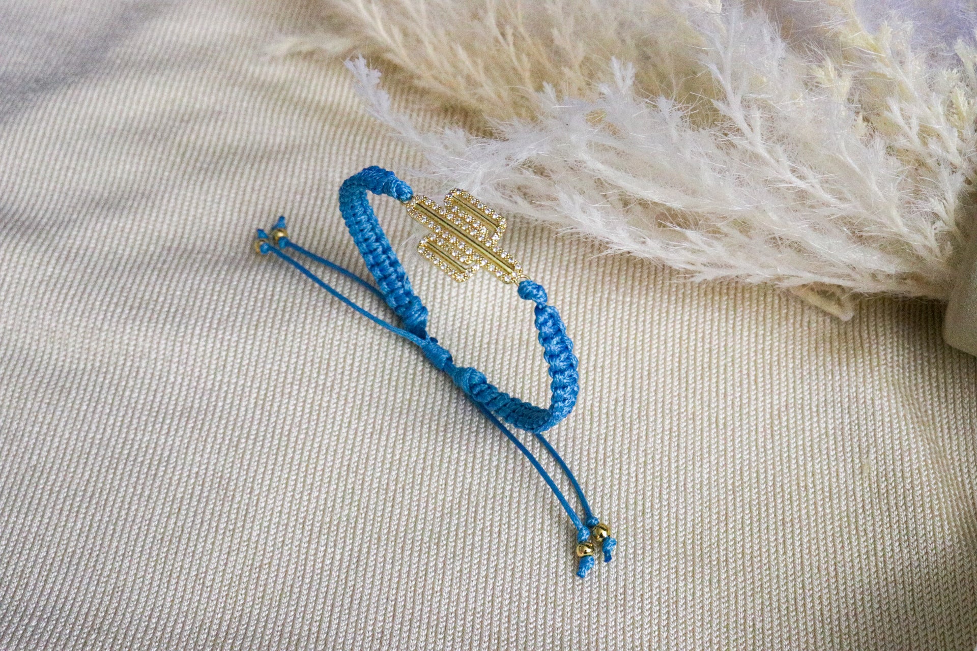 Cactus Bracelet - Macrame Friendship Bracelet, Women's Bracelet