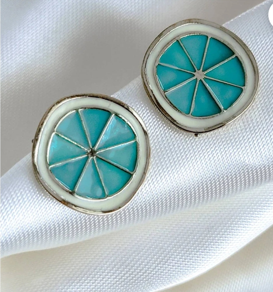 Lemon Earrings - Dainty Stud Earrings, Everyday and Casual Earrings