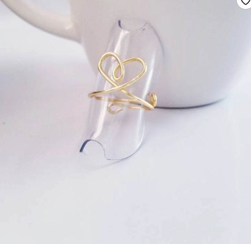 Heart Ring - Dainty Gold or Silver Fashion Ring | Promise Ring