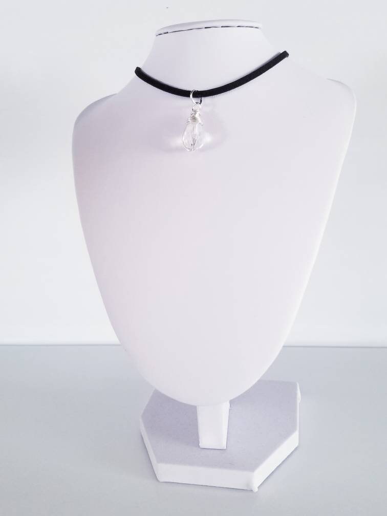 Thin choker, thin necklace choker, minimaliste choker, minimalistic choker necklace, minimalist crystal choker, minimalist gemstone choker