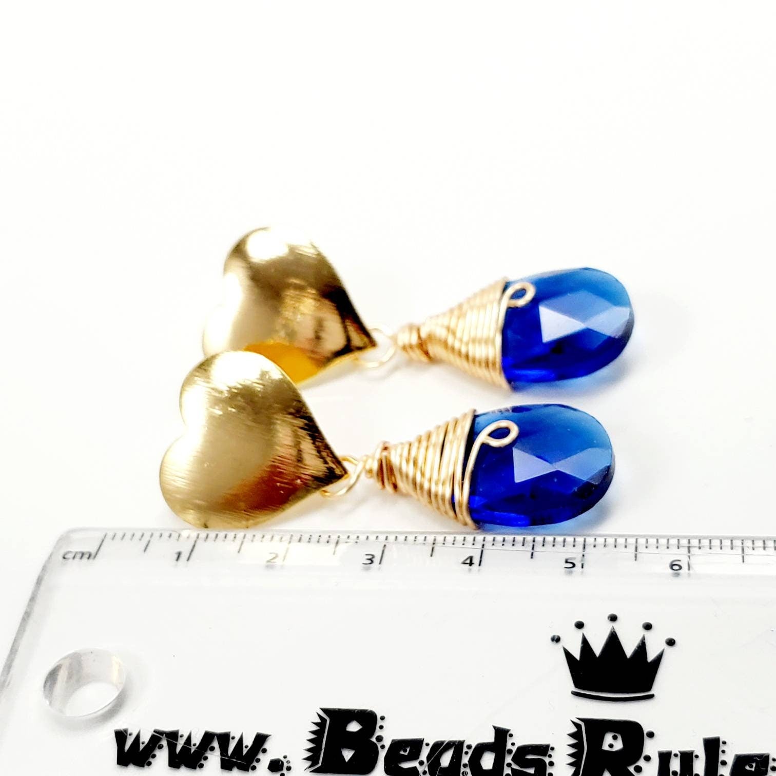 Blue Crystal Drop Earrings,Raw Gemstone Earrings,Something Blue For Bride,Raw Crystal Earrings,Boho Bridal Earrings,Delicate Gold Earrings