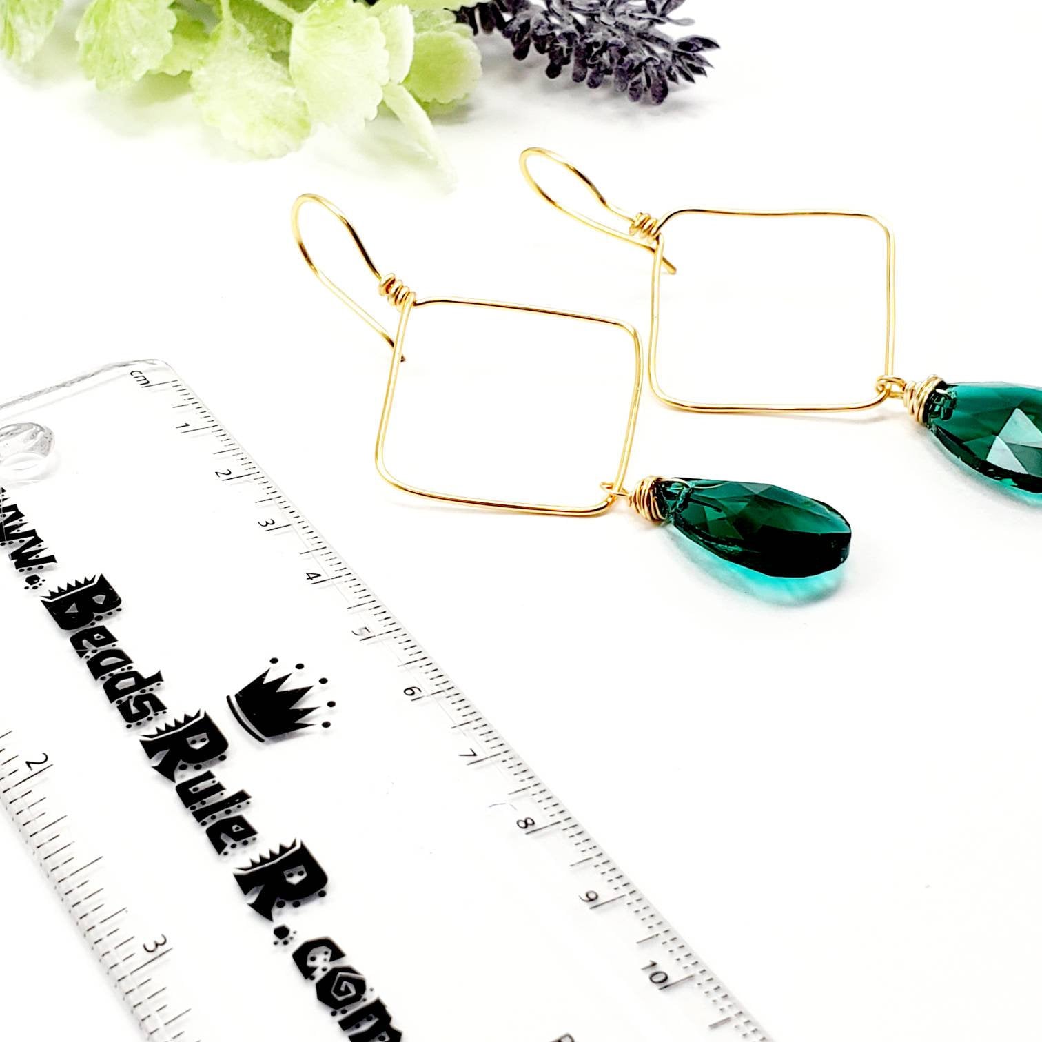 Thin Square Hoop Earrings, Gold filled hoop earrings, Square Hoop Earrings. Square Hoops. Gold Square Hoops, Minimalist Hoop Earrings.