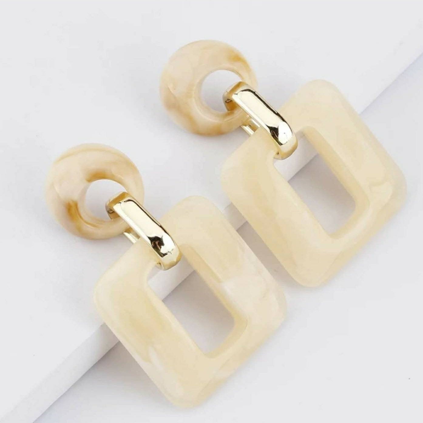 Hoop Earrings - Large, Square, Thick Hoop Earrings for Women