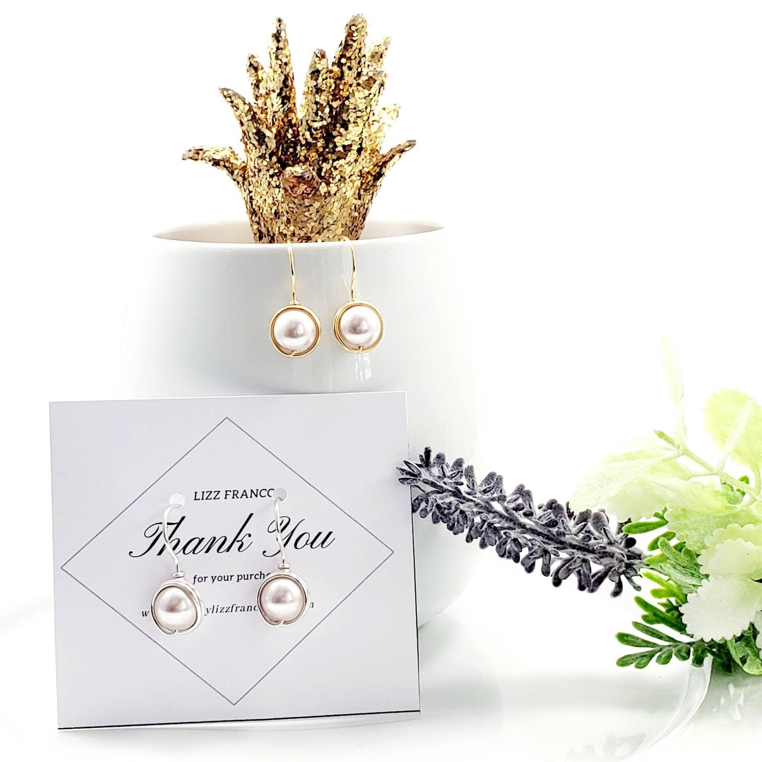 Pearl drop earrings, Small pearl earrings, Pearl drop earrings, mothers days gifted, weddings- giftful, bridal giftful, bridesmaide gift