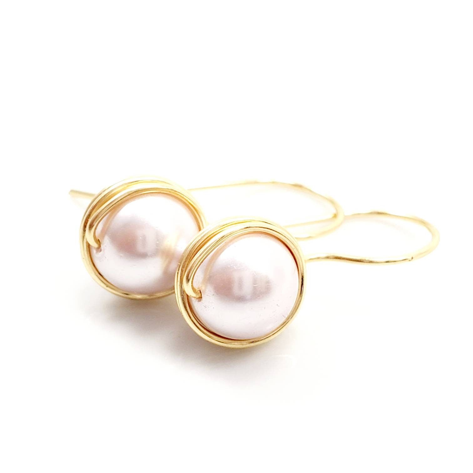 Pearl drop earrings, Small pearl earrings, Pearl drop earrings, mothers days gifted, weddings- giftful, bridal giftful, bridesmaide gift