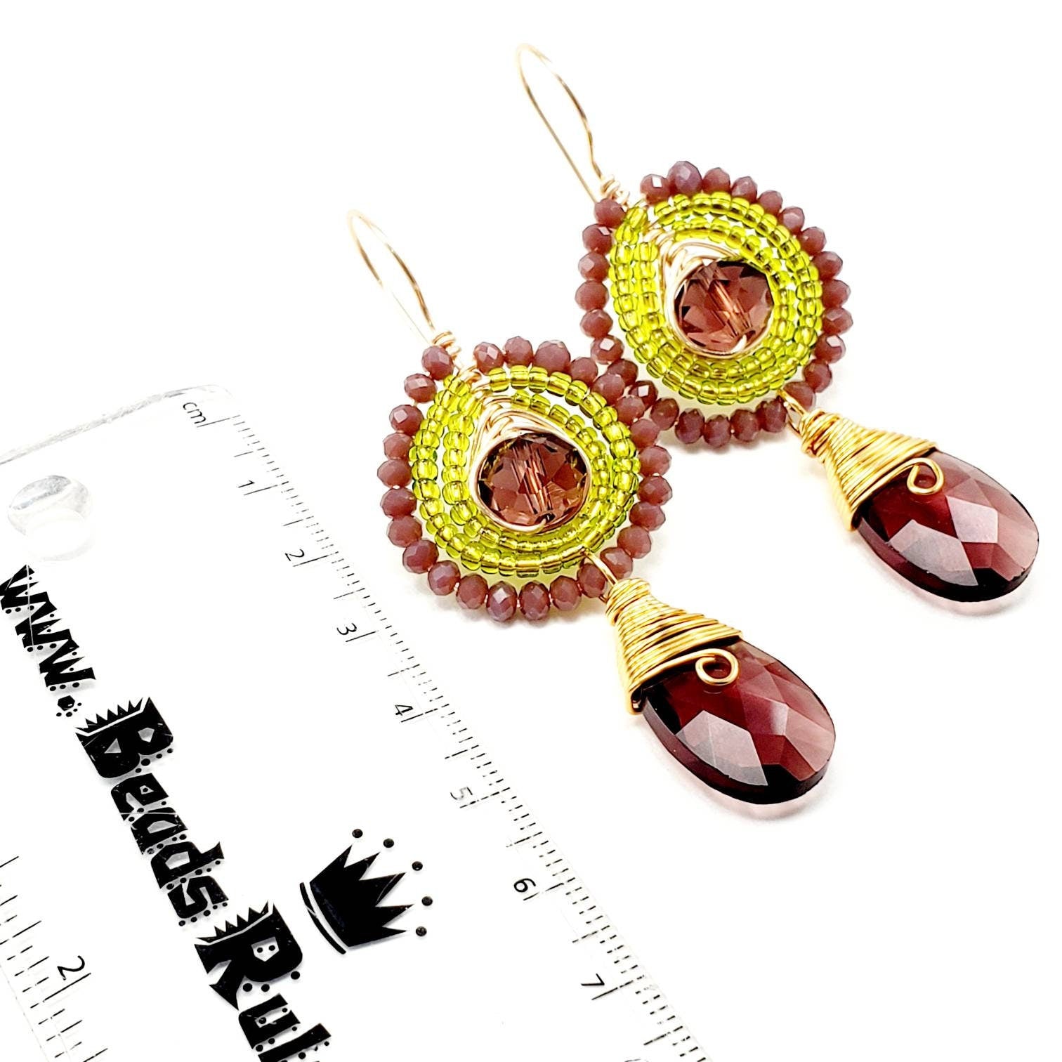 Bead Dangle Earrings, Bead drop earrings, Seed bead earrings, native earrings, miyuki bead earrings, miyuki earrings, wire wrapped earring
