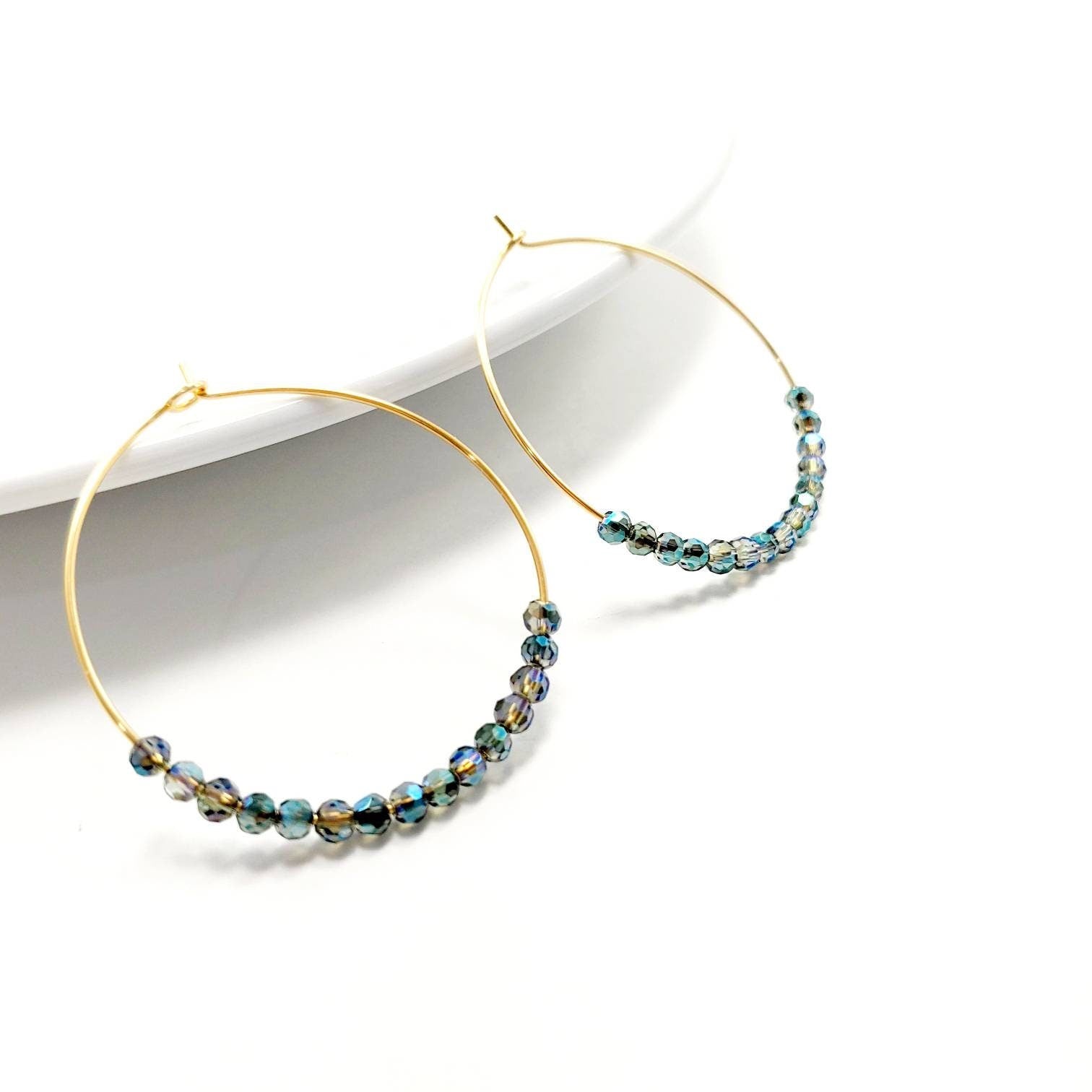 Big Hoop Earrings, Hoop Earrings With Charm, Thin Hoop Earrings, Dainty Hoop Earrings, Dainty Gold Hoop Earrings, Gold Filled Hoop Earrings