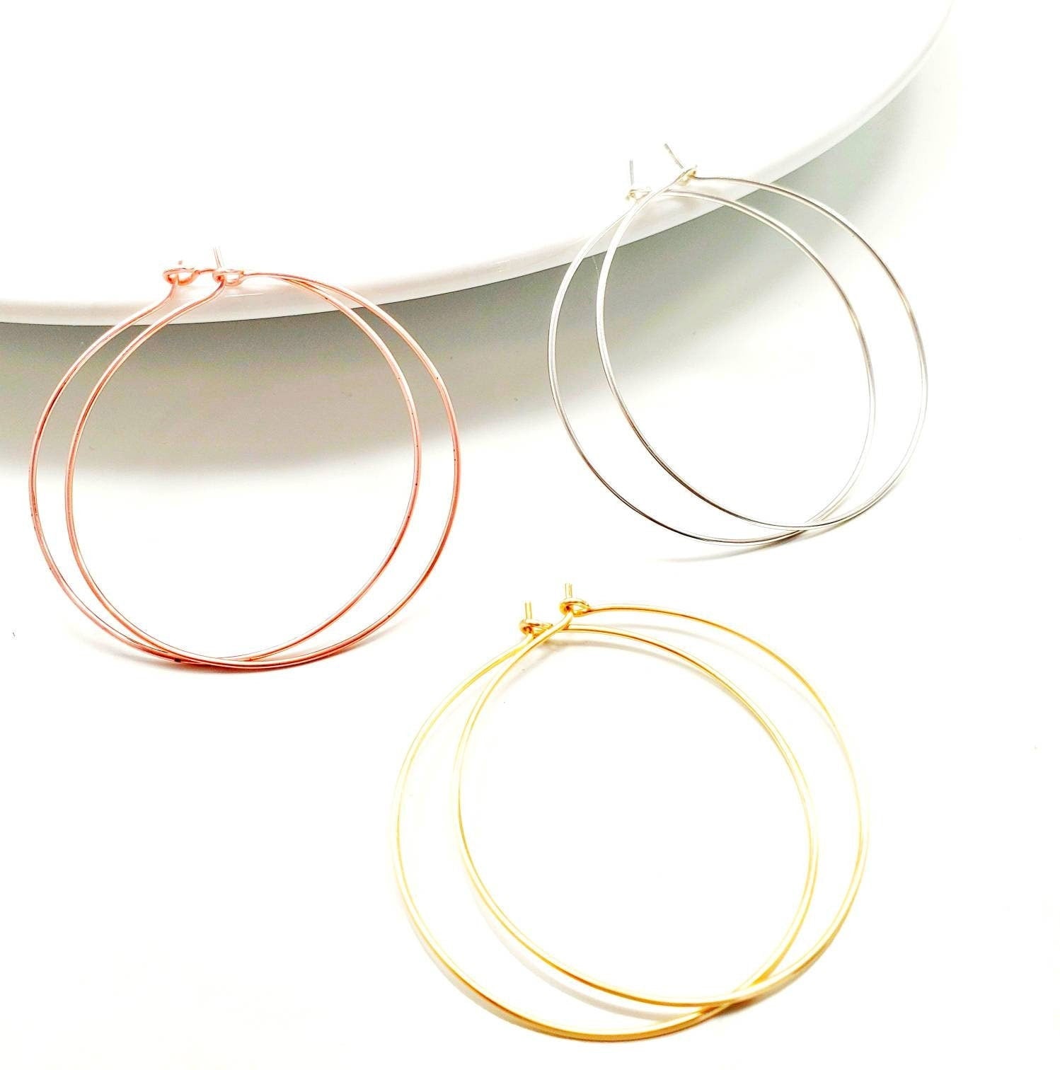 Thin hoop earrings, Gold filled hoop earrings, minimalistic hoop earrings, dainty  hoop earrings, wired hoop earrings, birthday gift gifted