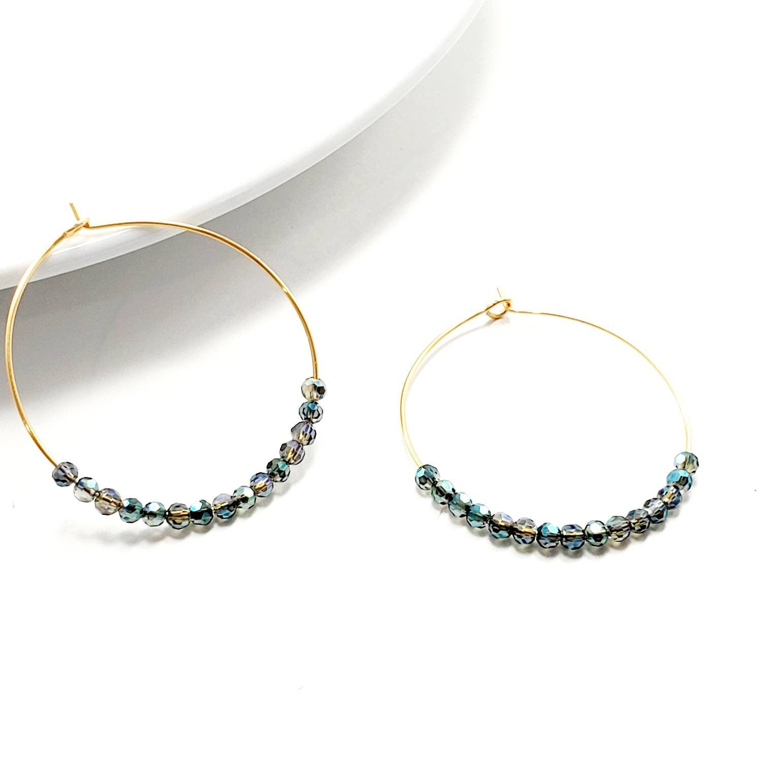 Big Hoop Earrings, Hoop Earrings With Charm, Thin Hoop Earrings, Dainty Hoop Earrings, Dainty Gold Hoop Earrings, Gold Filled Hoop Earrings