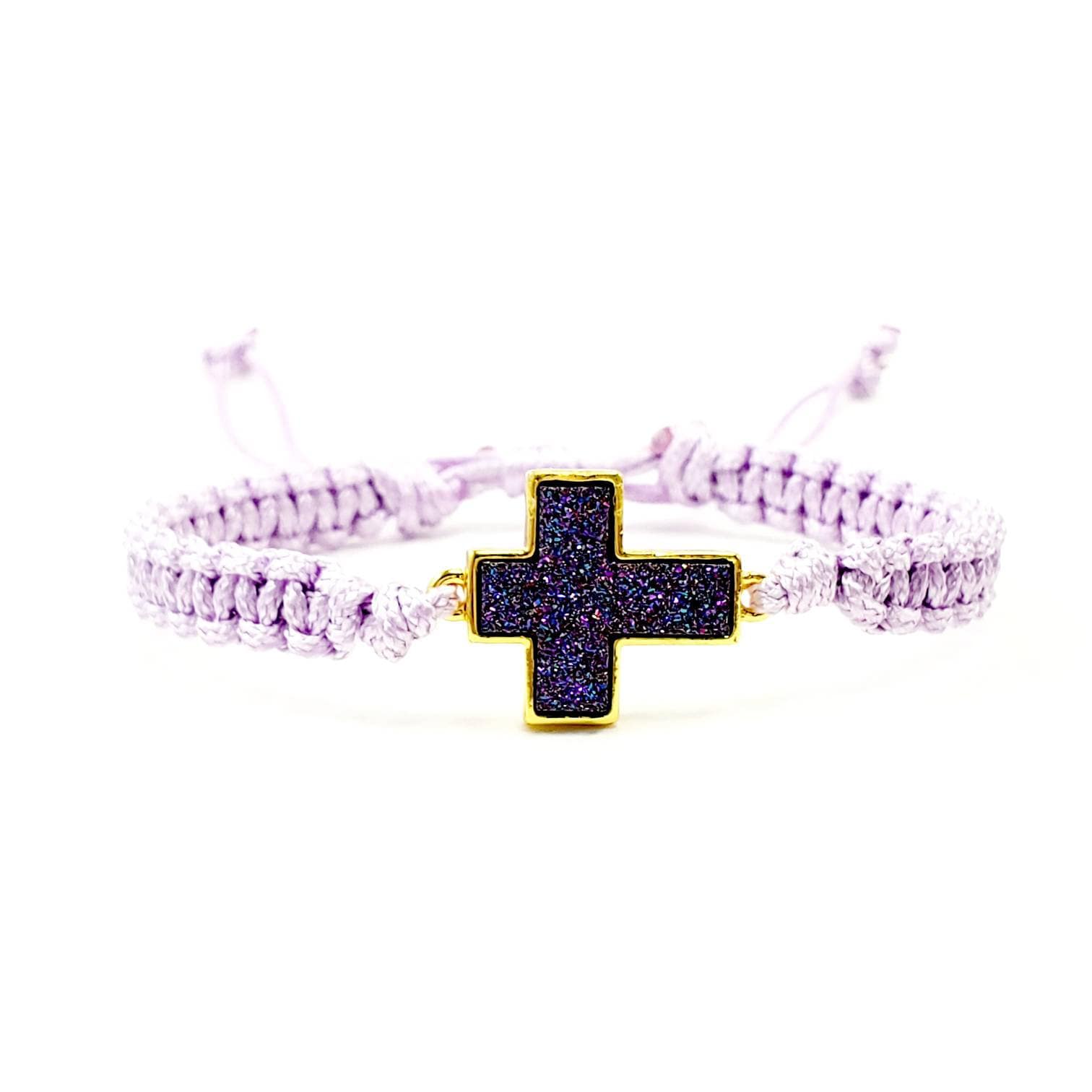Cross Bracelet, bracelete macrame, bracelet cords, cross bracelet baptism gift, adjustments bracelet, easter bracelets, easter gifted gift