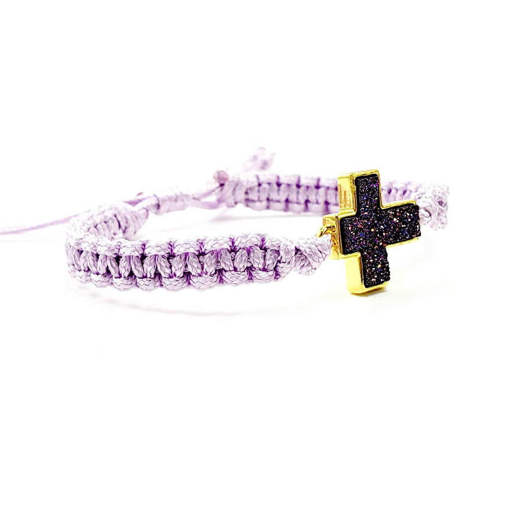 Cross Bracelet, bracelete macrame, bracelet cords, cross bracelet baptism gift, adjustments bracelet, easter bracelets, easter gifted gift