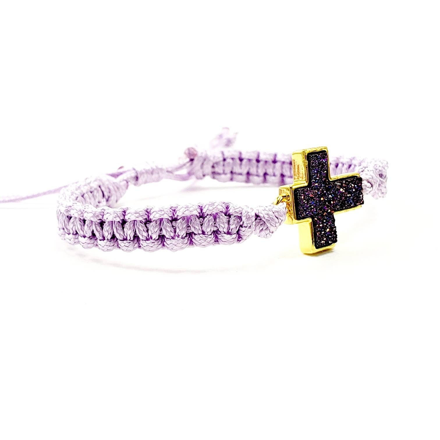 Cross Bracelet, bracelete macrame, bracelet cords, cross bracelet baptism gift, adjustments bracelet, easter bracelets, easter gifted gift