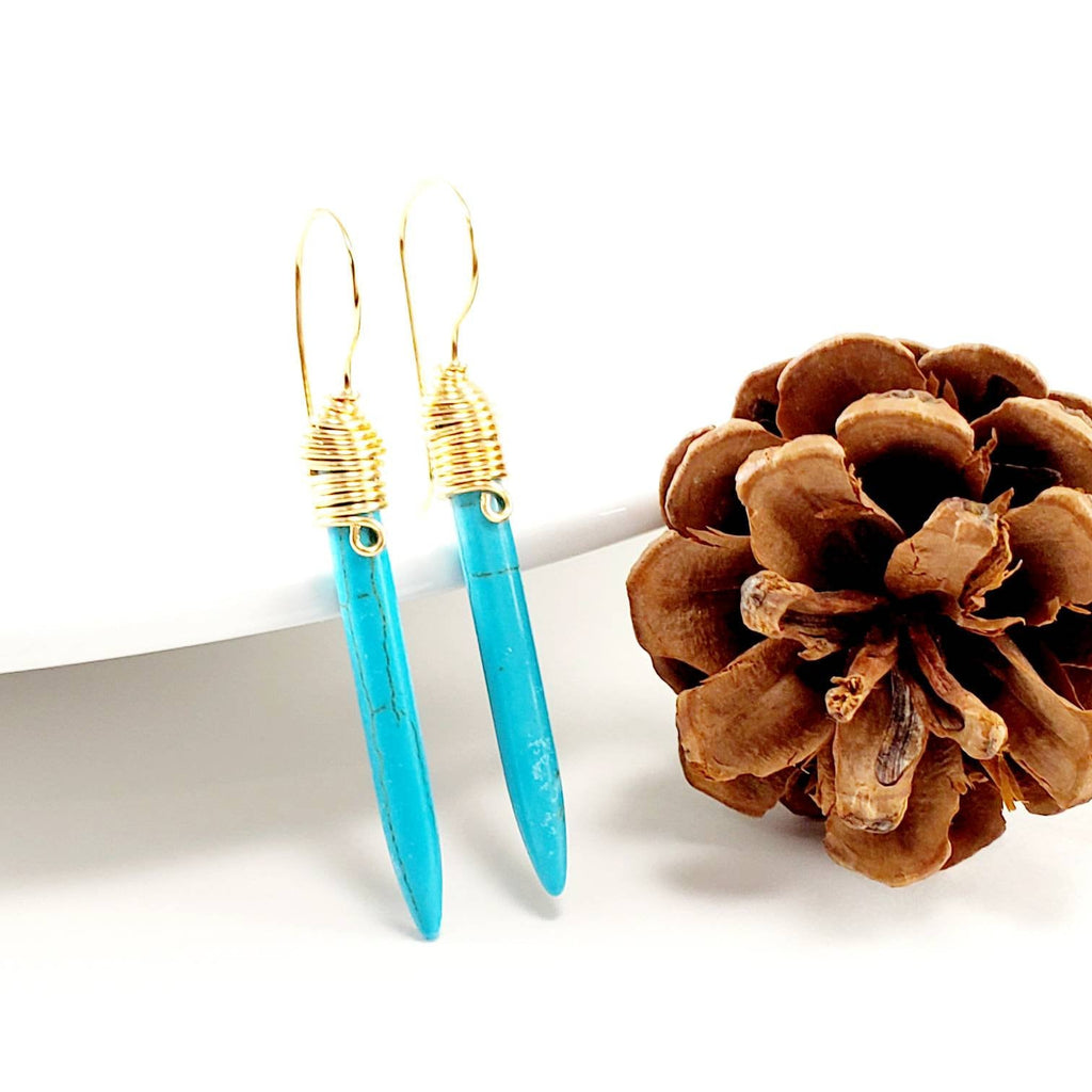 Spike earrings, Gypsy Earrings, gold minimalistic earrings, dainty huggie earrings, weddings- giftful, bridal giftful, moms gifted
