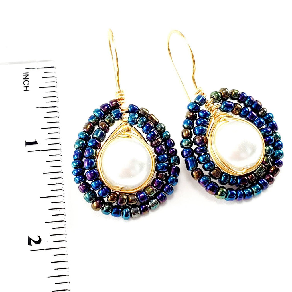 Pearl earring drops, maid-of-honor gift, giftful earrings, gifted mom giftful, weddings- giftful, earrings gifted, women gifted earring