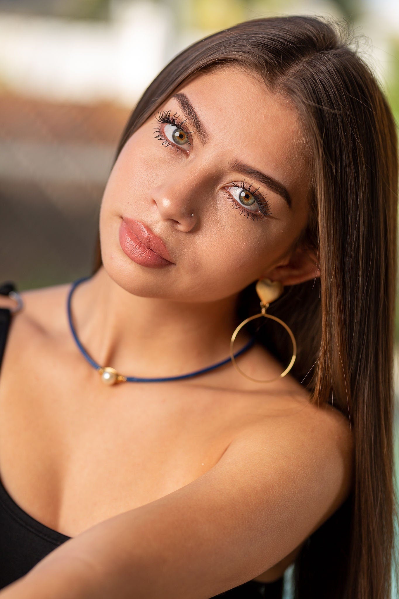 Pearl LEATHER CHOKER, Leather and pearl necklace, Chunky choker necklace, Leather choker collar, choker collar necklace for women