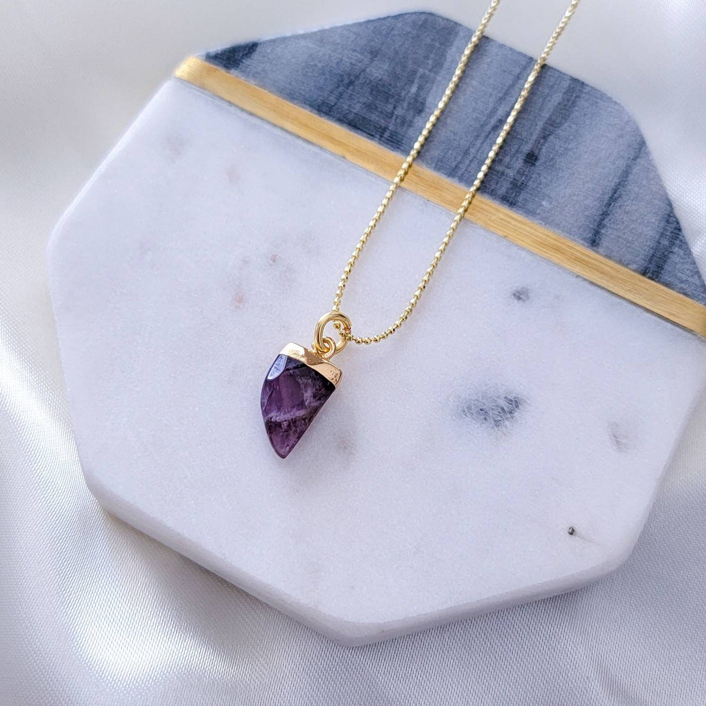 Amethyst necklace, Jade necklace, Turquoise necklace, Thin necklace chain, amethyst quartz necklace, gifted jewelry necklace, giftful sister