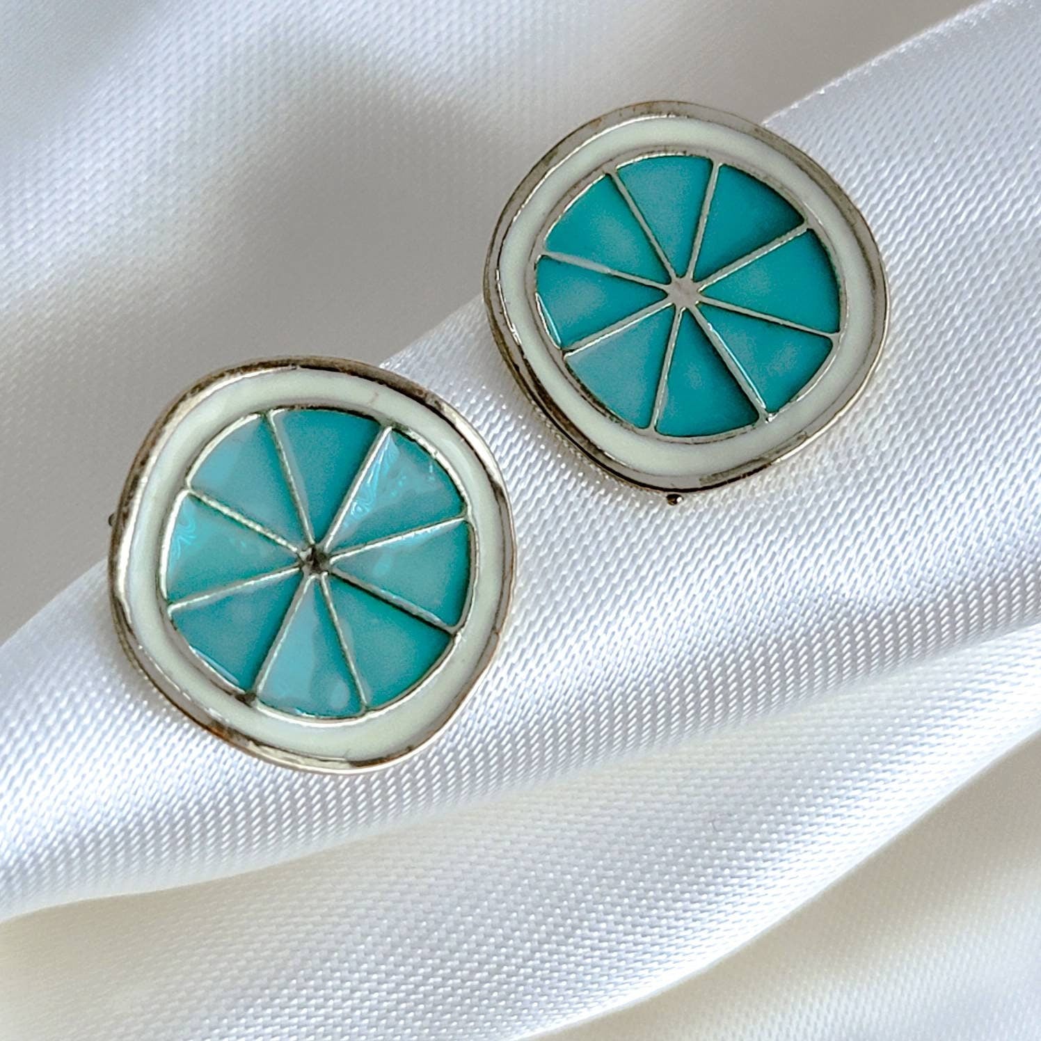 Lemon earrings, Lemon slice earrings, fruite earrings, Food earrings, fruits lovers, giftful food lover, bridesmaide gift, birthdays gifted