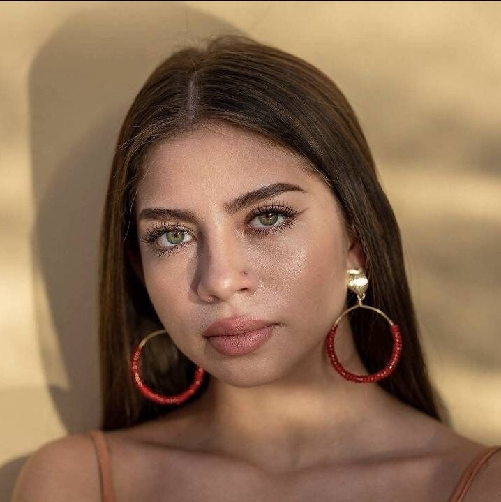 Thick hoop earrings, Beaded hoop earrings, hoop earrings chunky, Big Hoop earrings, gold filled hoops, gold ball hoops,