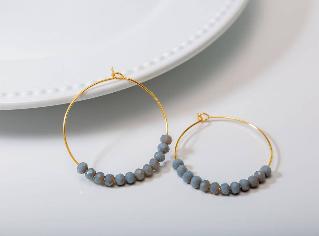 Thin hoop earrings, Thin gold hoop earrings, Large hoop earrings, Big hoop earrings, Crystal hoop earrings, Gold filled hoop earrings