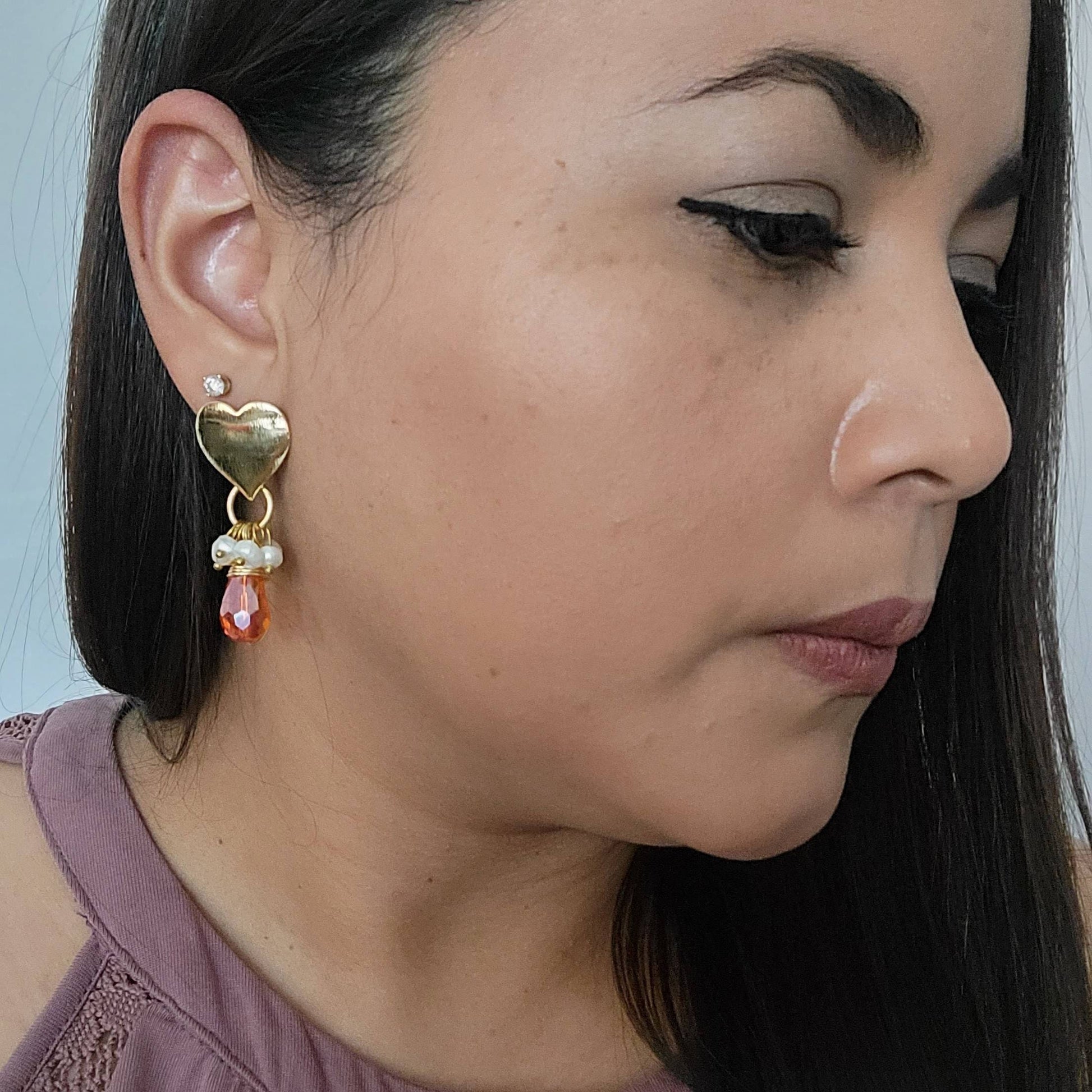 Pearl earring drops, Bridal earrings pearl drop gold, pearl gifted earring, weddings- giftful, bridal giftful, giftful bride gift,gifte gift