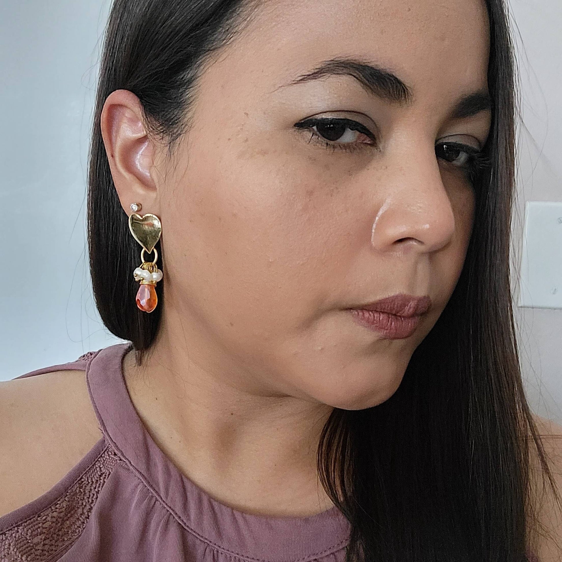 Pearl earring drops, Bridal earrings pearl drop gold, pearl gifted earring, weddings- giftful, bridal giftful, giftful bride gift,gifte gift