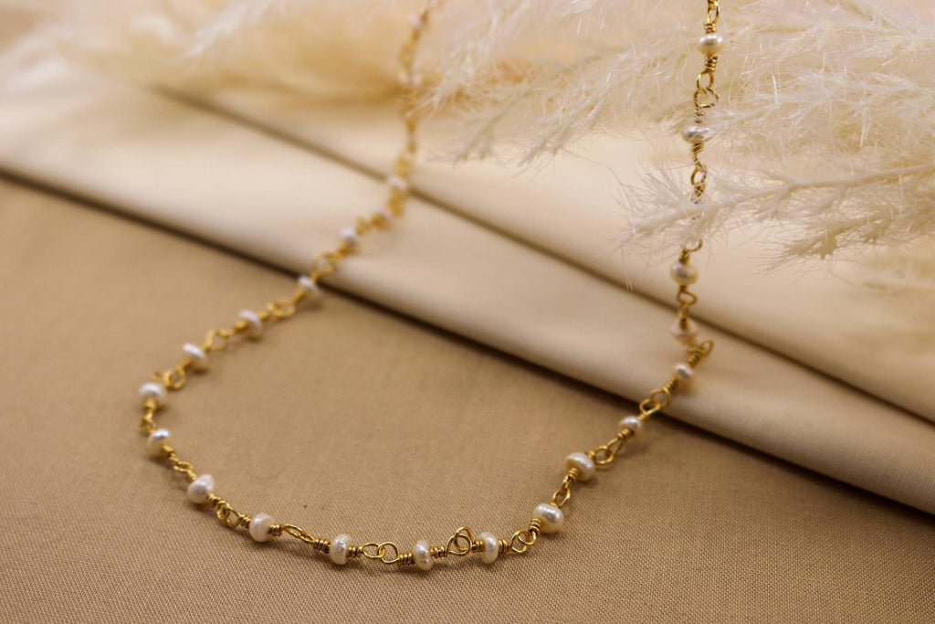 Natural Pearl Necklace, Fresh Water Pearl Necklace, necklaces minimalistic, pearl necklace gifte, maid-of-honor gift, giftful bride gift