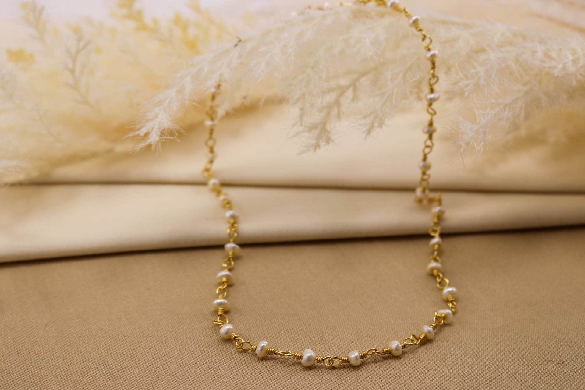 Natural Pearl Necklace, Fresh Water Pearl Necklace, necklaces minimalistic, pearl necklace gifte, maid-of-honor gift, giftful bride gift