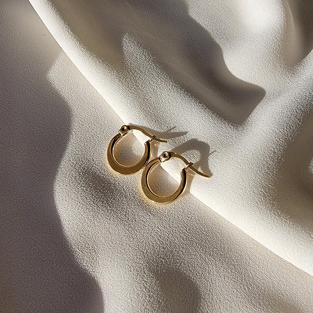 Thick hoop earrings, Mini hoop earrings, huggie hoop earrings, Tiny hoops earrings, mom birthday gift, christmas gifted, christmas giftful