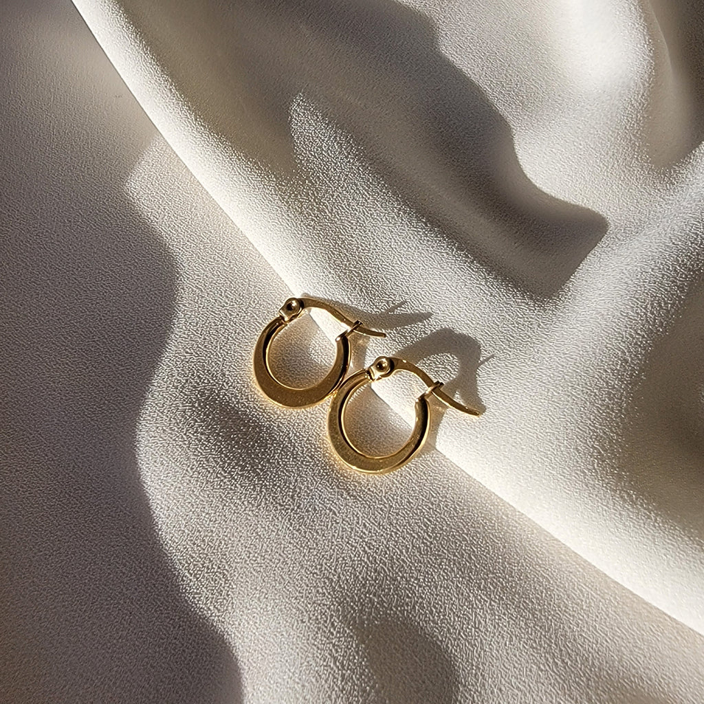 Thick hoop earrings, Mini hoop earrings, huggie hoop earrings, Tiny hoops earrings, mom birthday gift, christmas gifted, christmas giftful