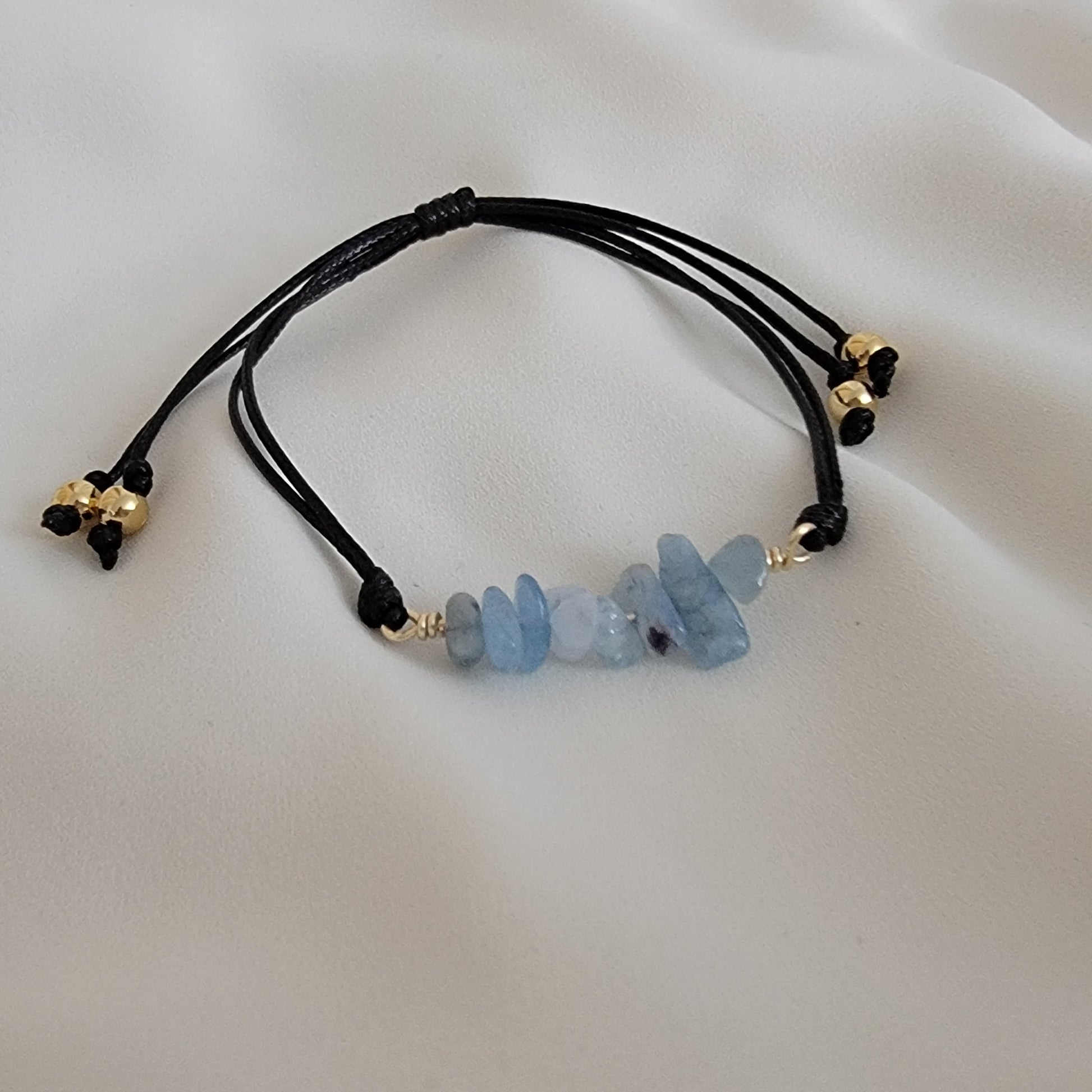 Genuine Gemstone Bracelets, Crystal Bar Bracelet, Crystal Bar Bracelet for Women, waxed cord bracelet, healing bracelet, gift gifte giftful