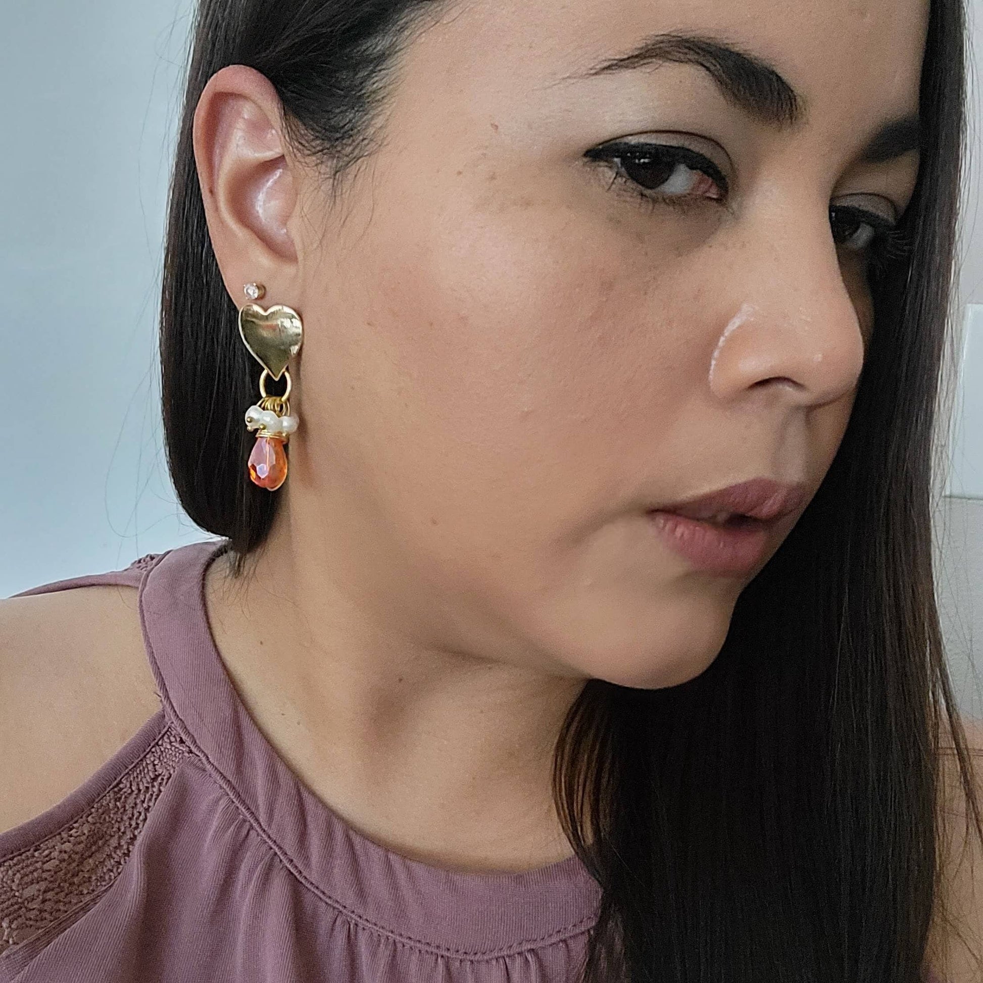 Pearl earring drops, Bridal earrings pearl drop gold, pearl gifted earring, weddings- giftful, bridal giftful, giftful bride gift,gifte gift