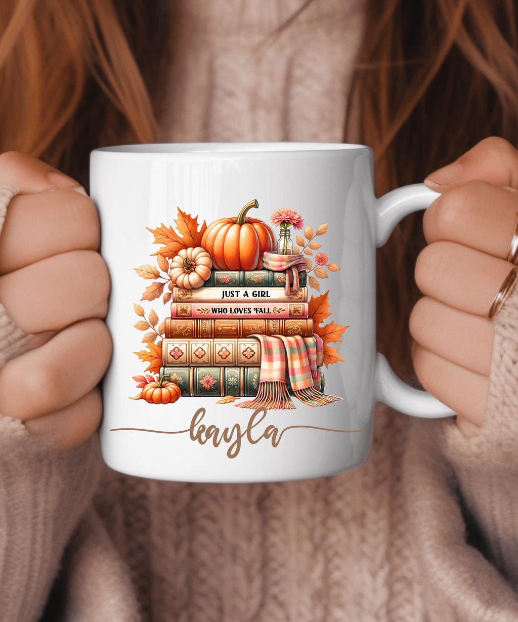 Custom Pumpkin Mug, Autumn Decor,Book Lover Mug, Fall Coffee Mug, Fall Reading Mug, Bookish Mug, Gift for Book Lovers, Pumpkin Cup,fall gift