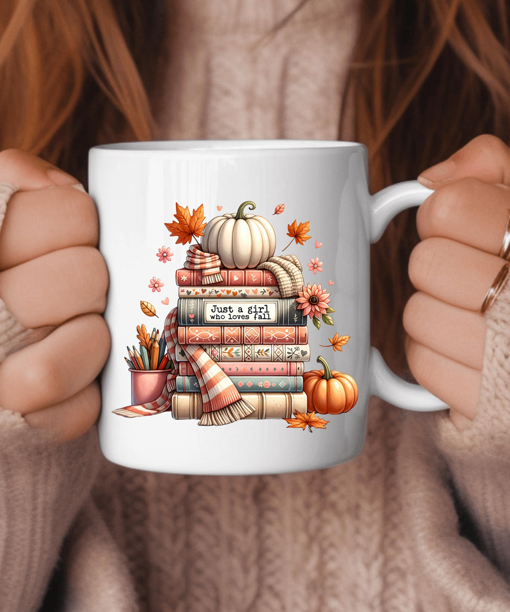 Pumpkin Mug, Autumn Decor,Book Lover Mug, Fall Coffee Mug, Fall Reading Mug, Bookish Mug, Gift for Book Lovers, Pumpkin Cup, fall gift