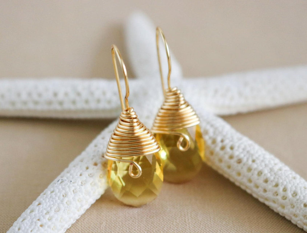 Teardrop Crystal Earrings, Teardrop Earrings for Women Dangle, Waterdrop Gold Earrings Tear Drop Earrings,