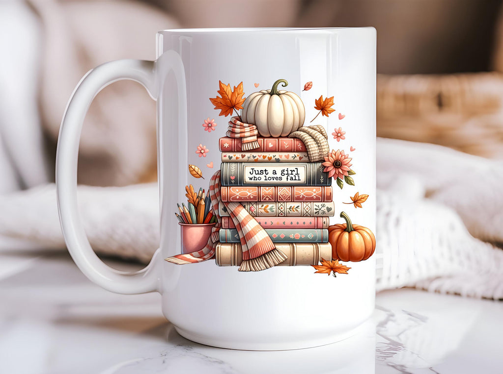 Pumpkin Mug, Autumn Decor,Book Lover Mug, Fall Coffee Mug, Fall Reading Mug, Bookish Mug, Gift for Book Lovers, Pumpkin Cup, fall gift