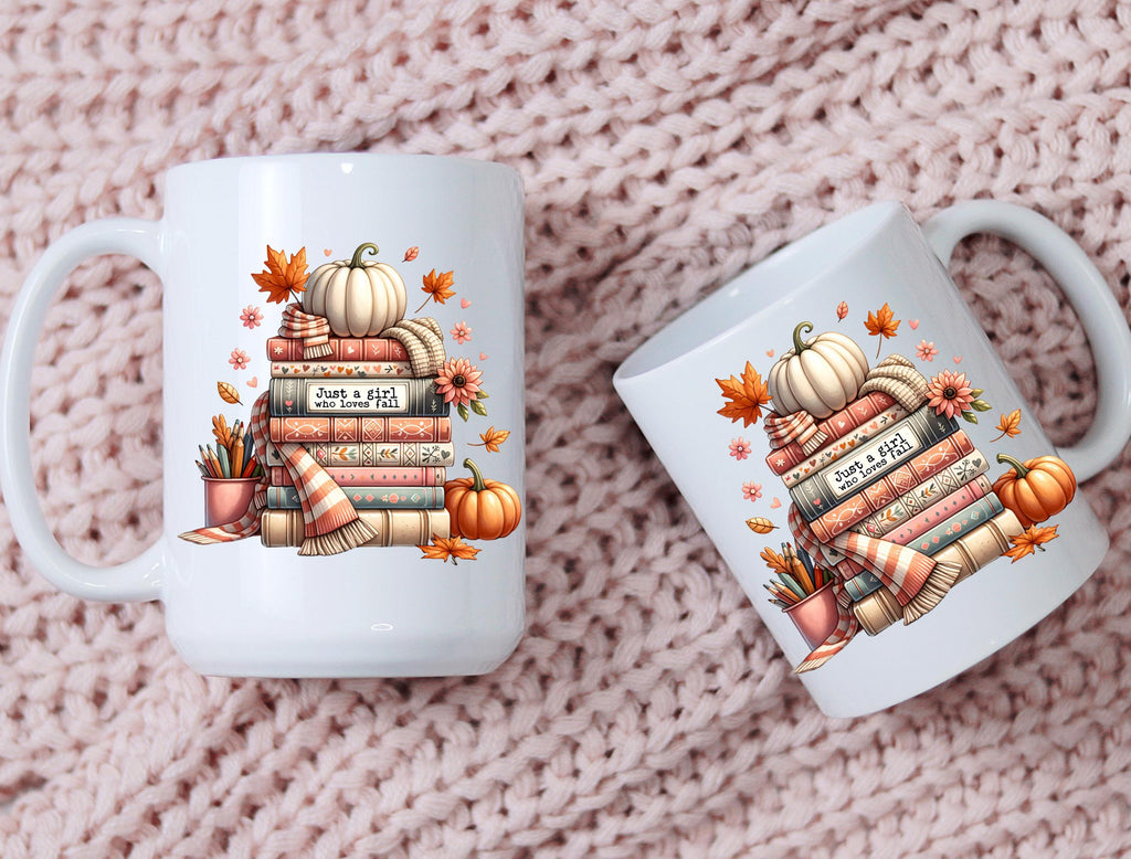 Pumpkin Mug, Autumn Decor,Book Lover Mug, Fall Coffee Mug, Fall Reading Mug, Bookish Mug, Gift for Book Lovers, Pumpkin Cup, fall gift
