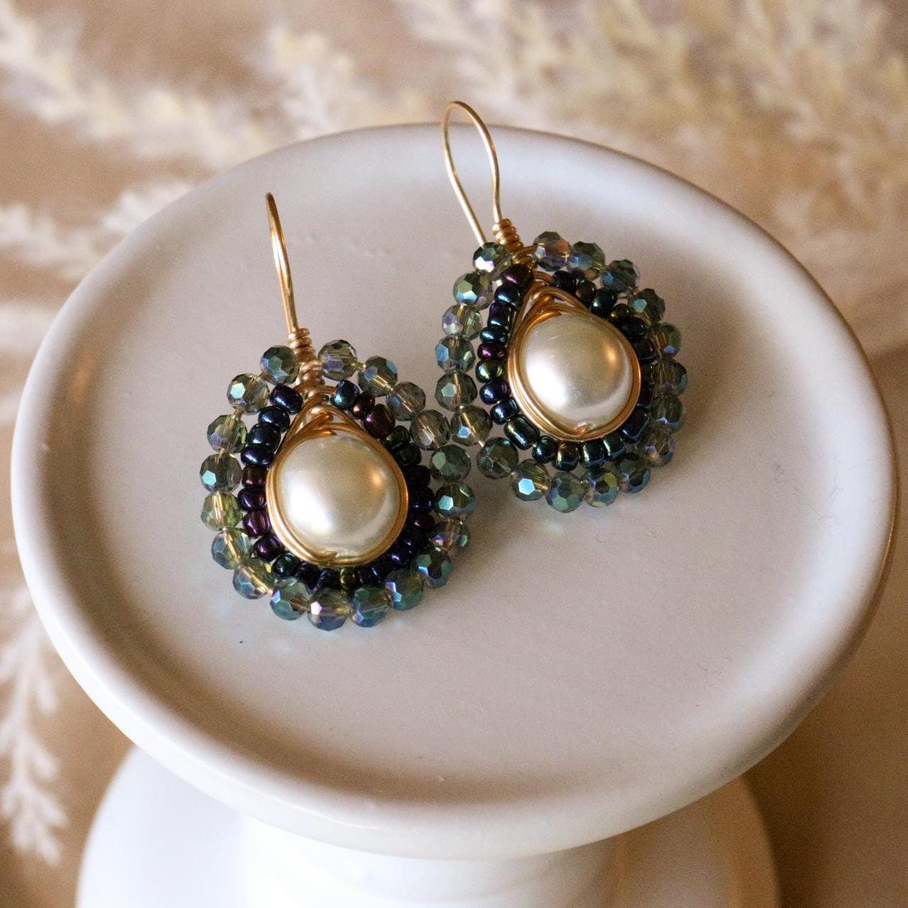 Pearl earring drops, maid-of-honor gift, giftful earrings, gifted mom giftful, weddings- giftful, earrings gifted, women gifted earring
