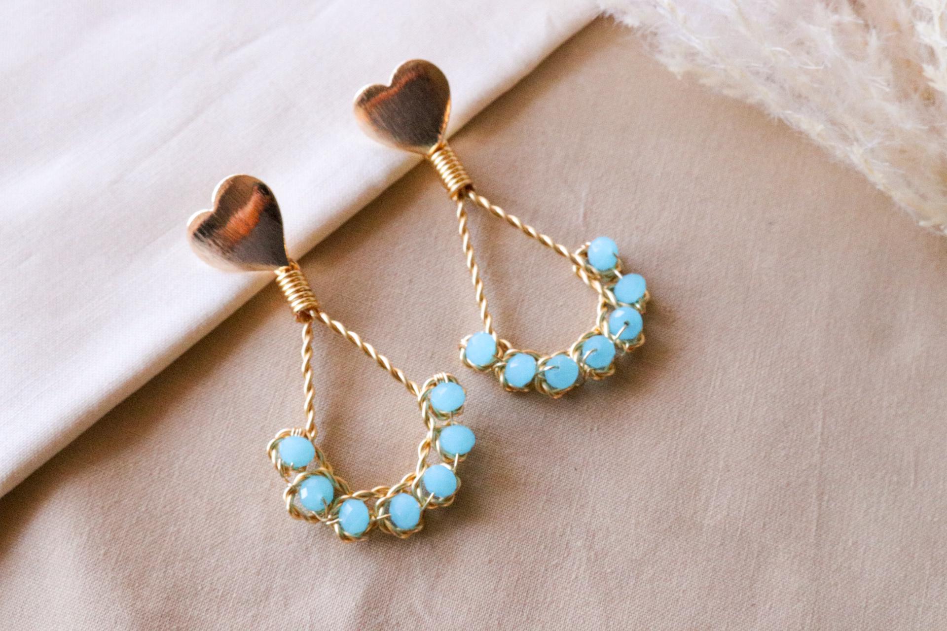 Hoop earrings, Dangle and drop earrings, Hoop drops earrings, Valentine earrings gifted, gifted earrings valentine's gift