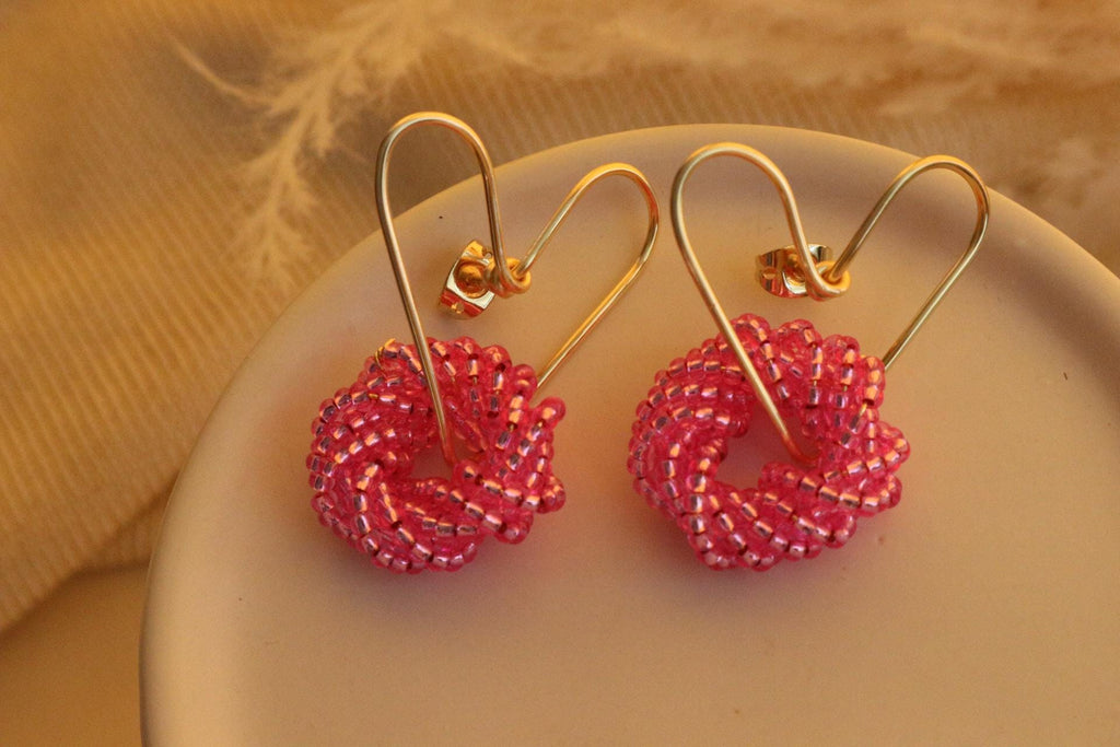 Heart earrings, heartful earrings, heart gold earrings, minimalistic earrings, dainty earrings, huggie hoop earrings, coquette jewelry