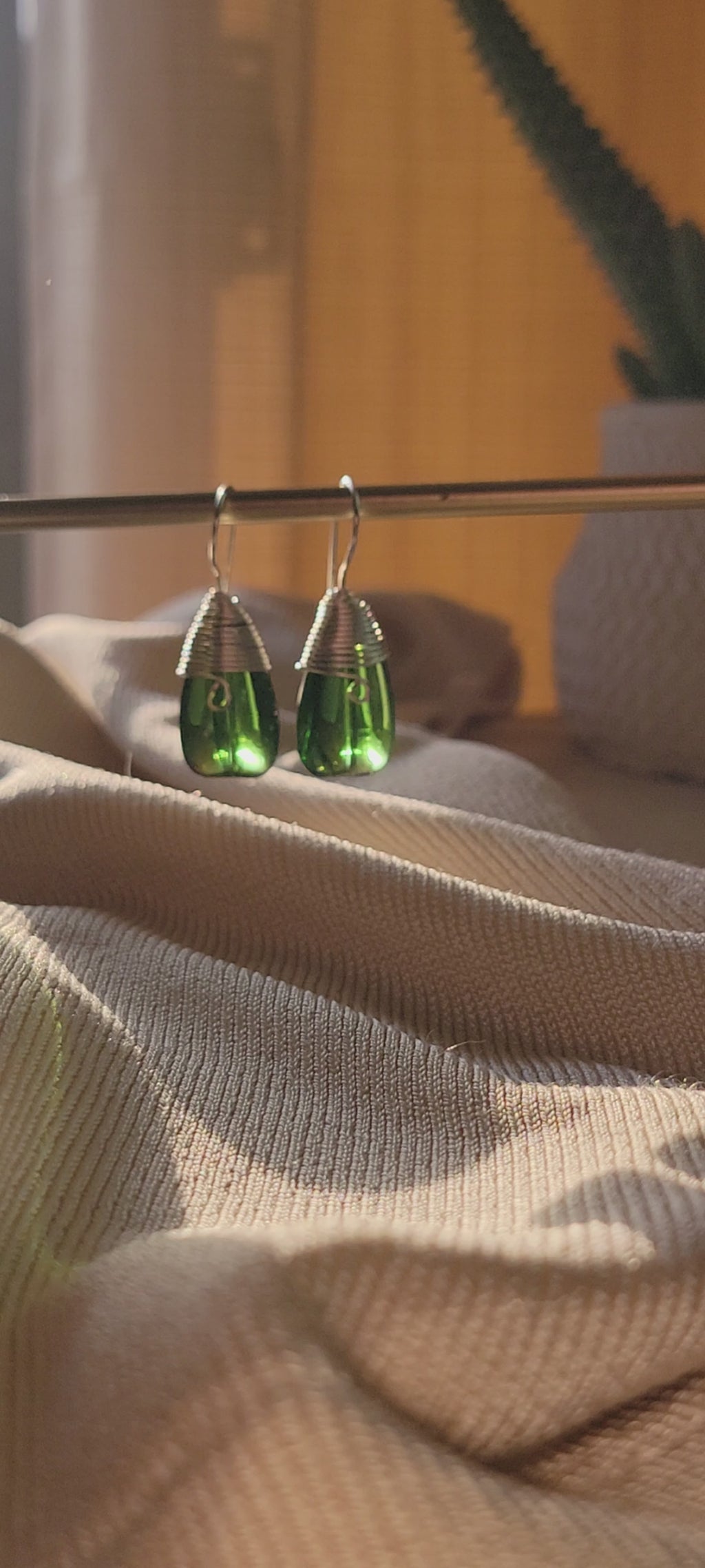 Elegant Teardrop Drop Earrings - Gold or Silver Dangle Earrings